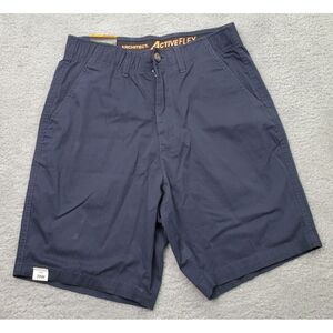 Architect Deck Shorts Mens Size 29 Navy Active Flex High Rise Pockets Flat Front
